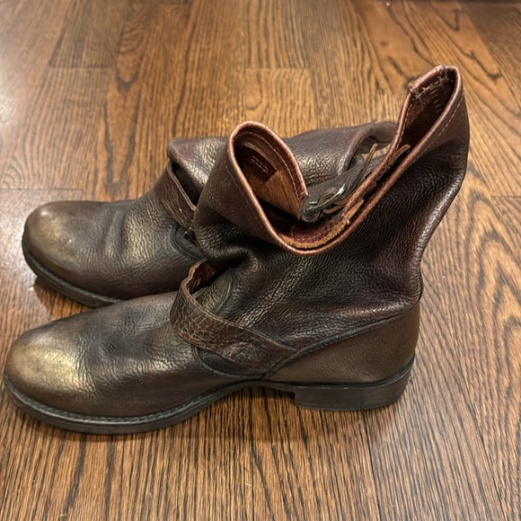 Women’s Bronze Frye Booties - Picture 2 of 4
